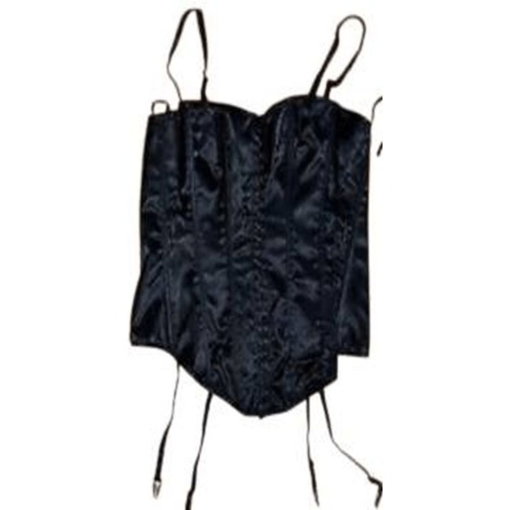 Dreamgirl Black Satin Corset
